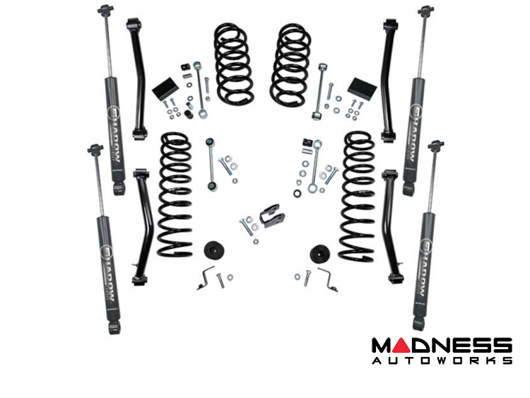 Jeep Wrangler JL Lift Kit - Superlift - Shadow Shocks - `18-`25